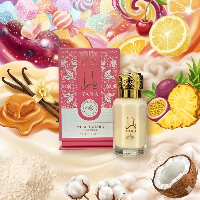 Musc tahara Yara candy dubaï flower 12 ml