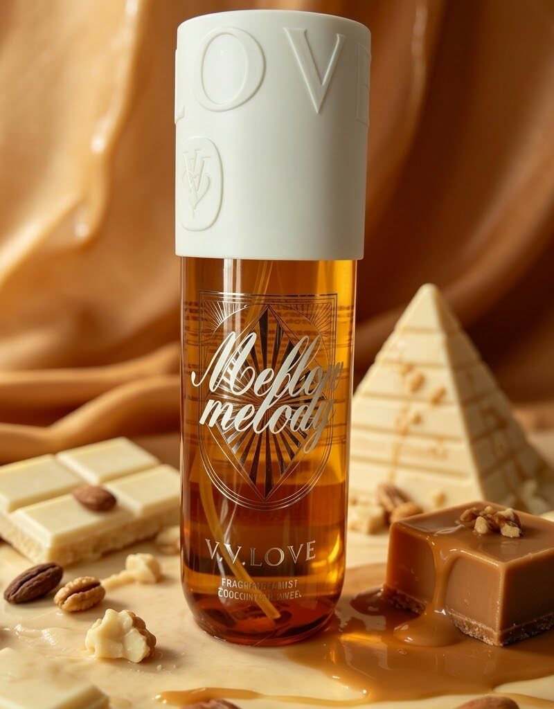 Flacon brume parfumée Mellow Melody V.V. Love 150ml vanille salée et chocolat blanc