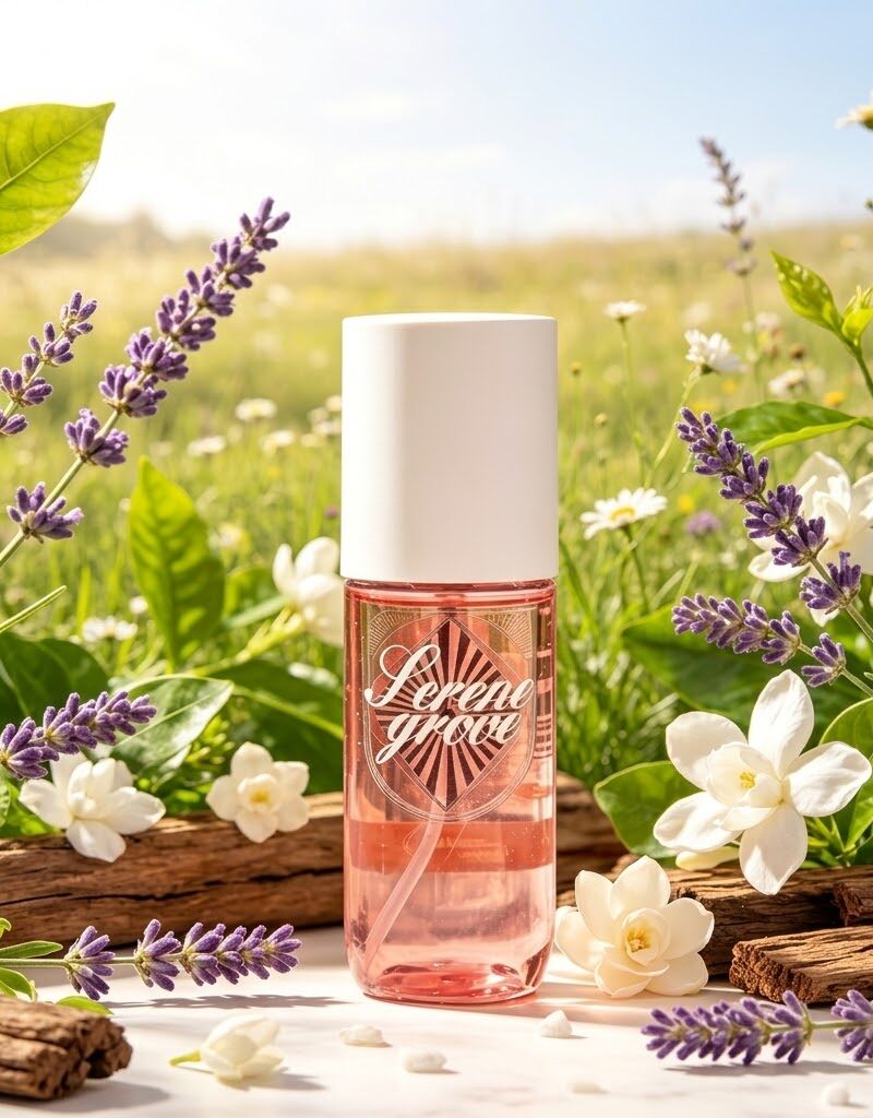 Brume parfumée Serene Grove V.V. Love 150ml notes vertes et bois de cèdre