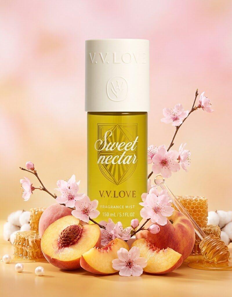 Flacon brume parfumée Sweet Nectar V.V. Love senteur pêche et miel