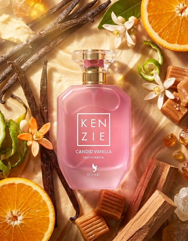 parfum Kenzie Candid Vanilla - Note de Vanille Gourmande 100 ml