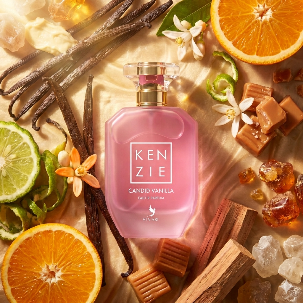 parfum Kenzie Candid Vanilla - Note de Vanille Gourmande 100 ml