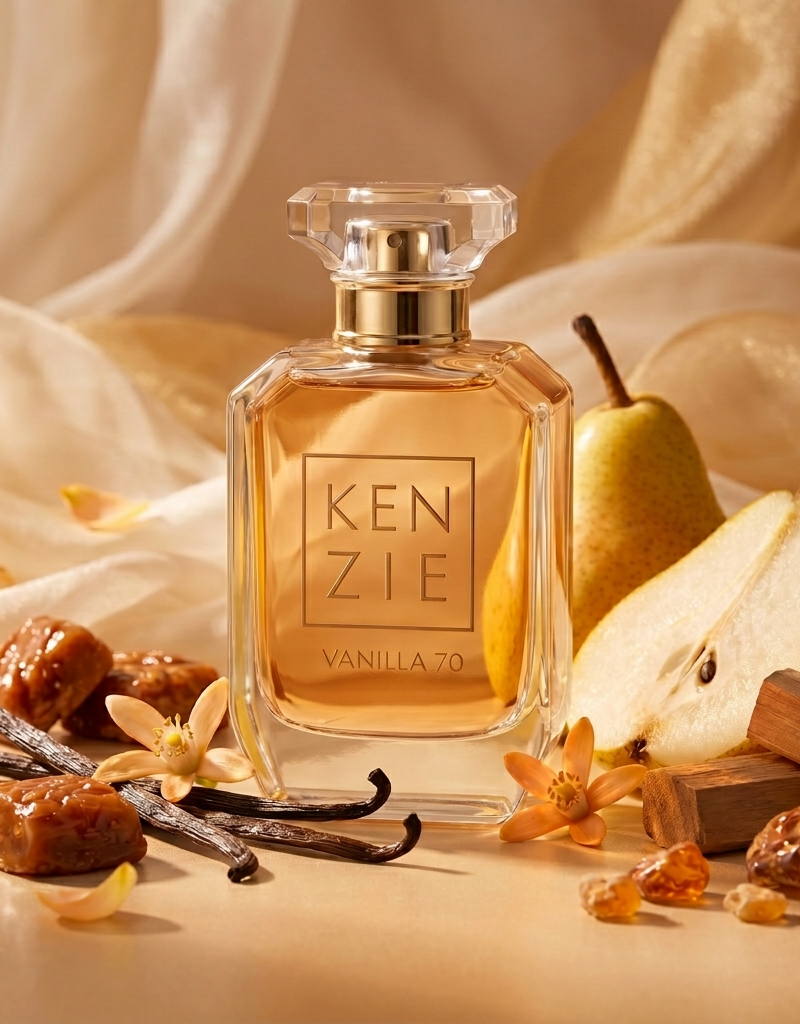 Parfum Kenzie Vanilla 70 - Fragrance Douce et Sucrée 100 ml