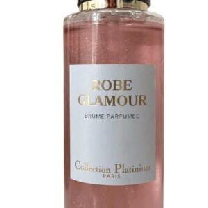 Brume parfumée pailletée Robe Glamour collection platinium