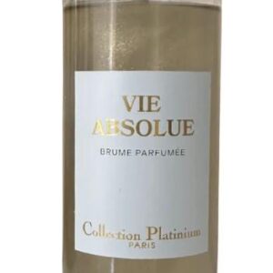 Brume parfumée pailletée Vie absolue collection platinium