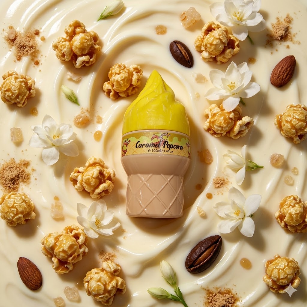 ice cream caramel popcorn 100 ml
