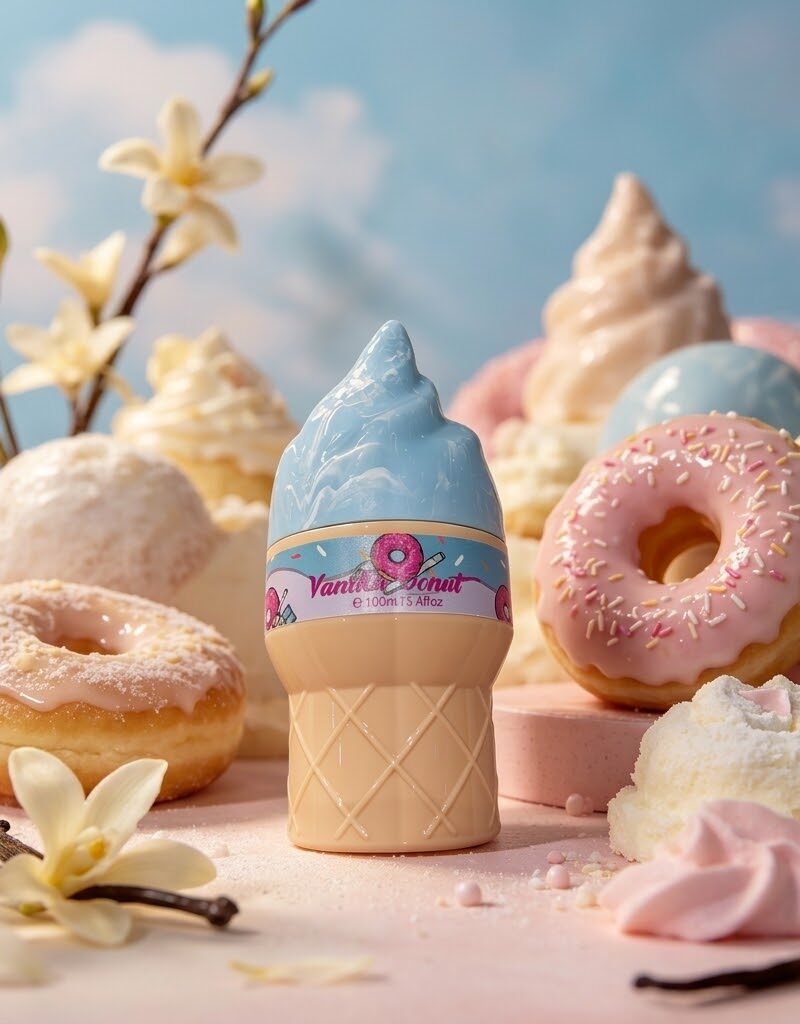 Flacon Eau de Toilette senteur Vanille et Donut Glacé gourmand 100ml